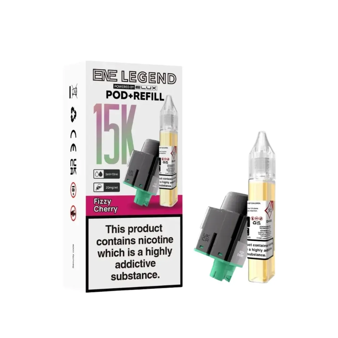Buy Elux ENE Legend 15k Refill Pods | £5.80 - Vape Fair