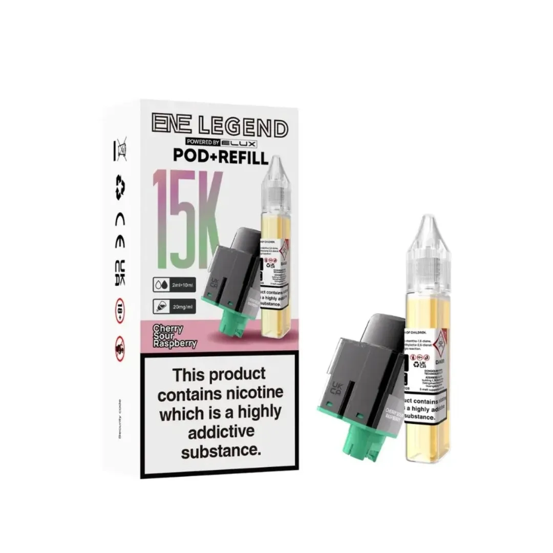 Buy Elux ENE Legend 15k Refill Pods | £5.80 - Vape Fair