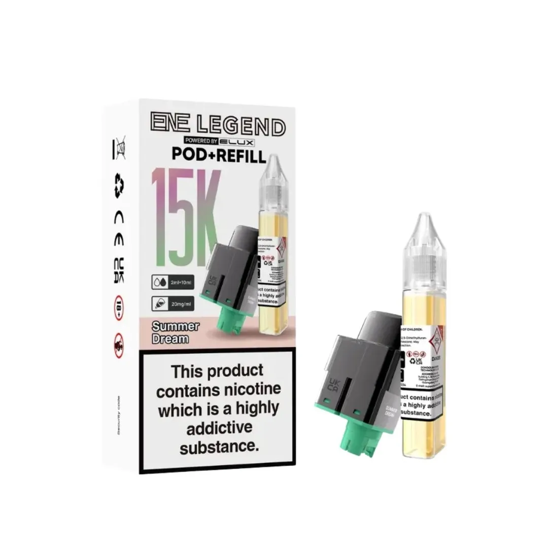 Buy Elux ENE Legend 15k Refill Pods | £5.80 - Vape Fair