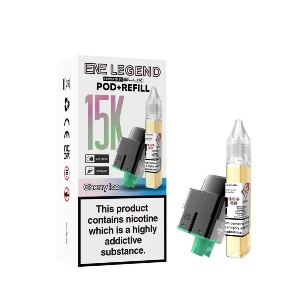 Buy Elux ENE Legend 15k Refill Pods | £5.80 - Vape Fair