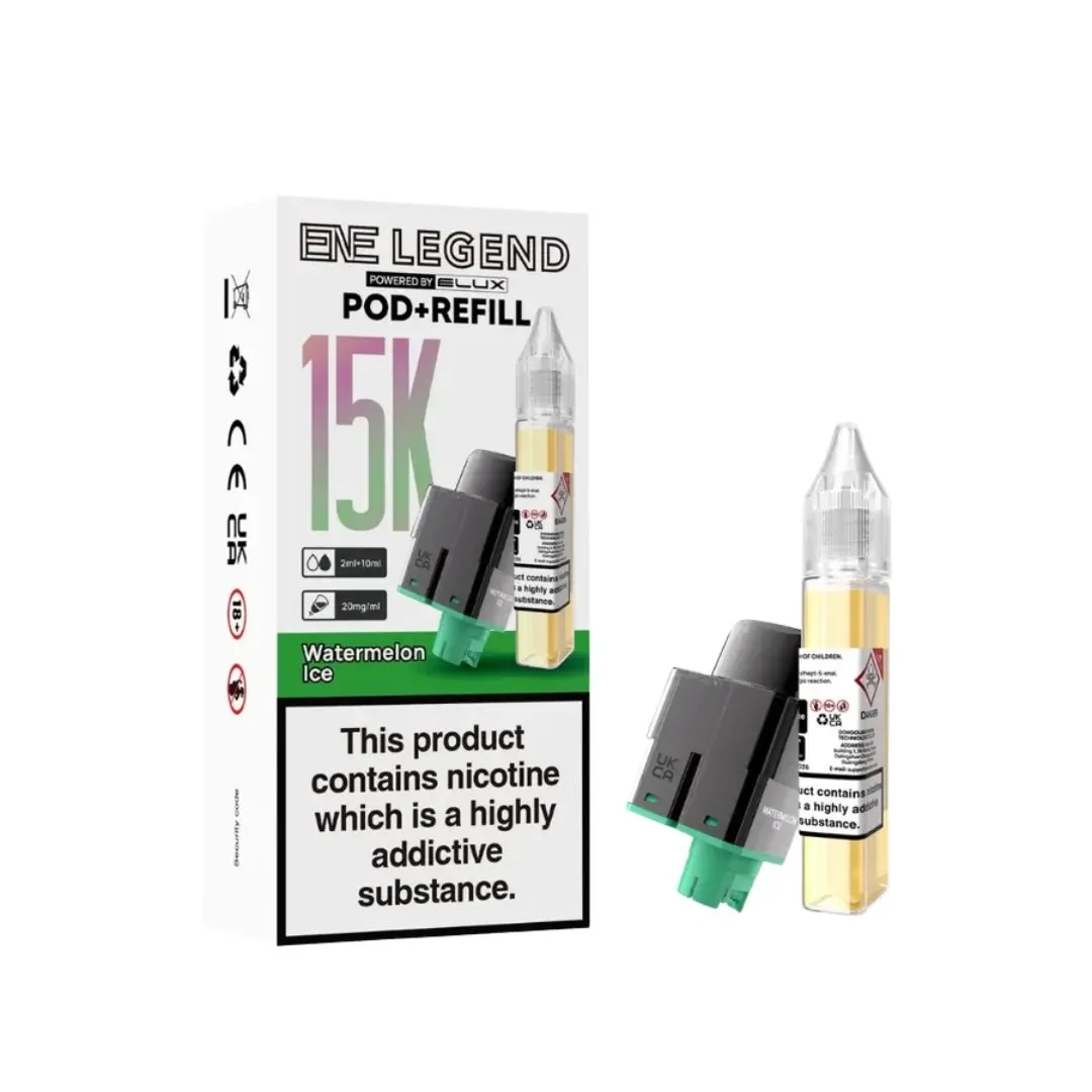 Buy Elux ENE Legend 15k Refill Pods | £5.80 - Vape Fair
