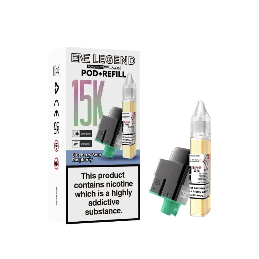 Buy Elux ENE Legend 15k Refill Pods | £5.80 - Vape Fair