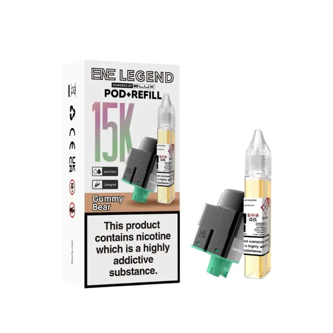 Buy Elux ENE Legend 15k Refill Pods | £5.80 - Vape Fair