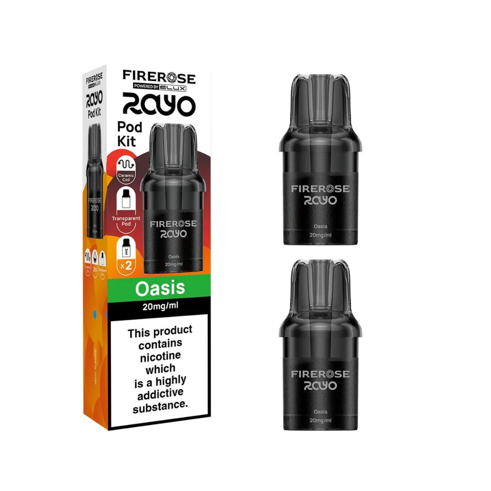 Buy Elux Firerose Rayo 600 Refill Pods | £4.90 - Vape Fair
