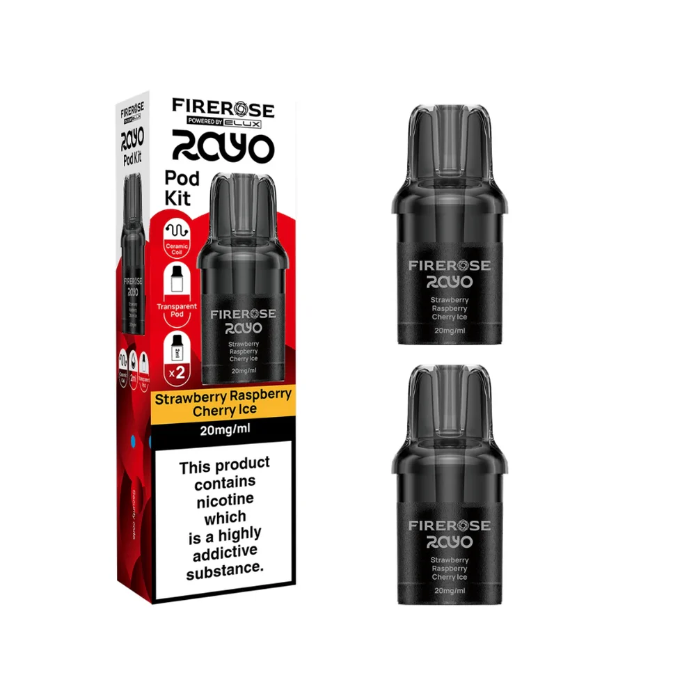 Buy Elux Firerose Rayo 600 Refill Pods | £4.90 - Vape Fair