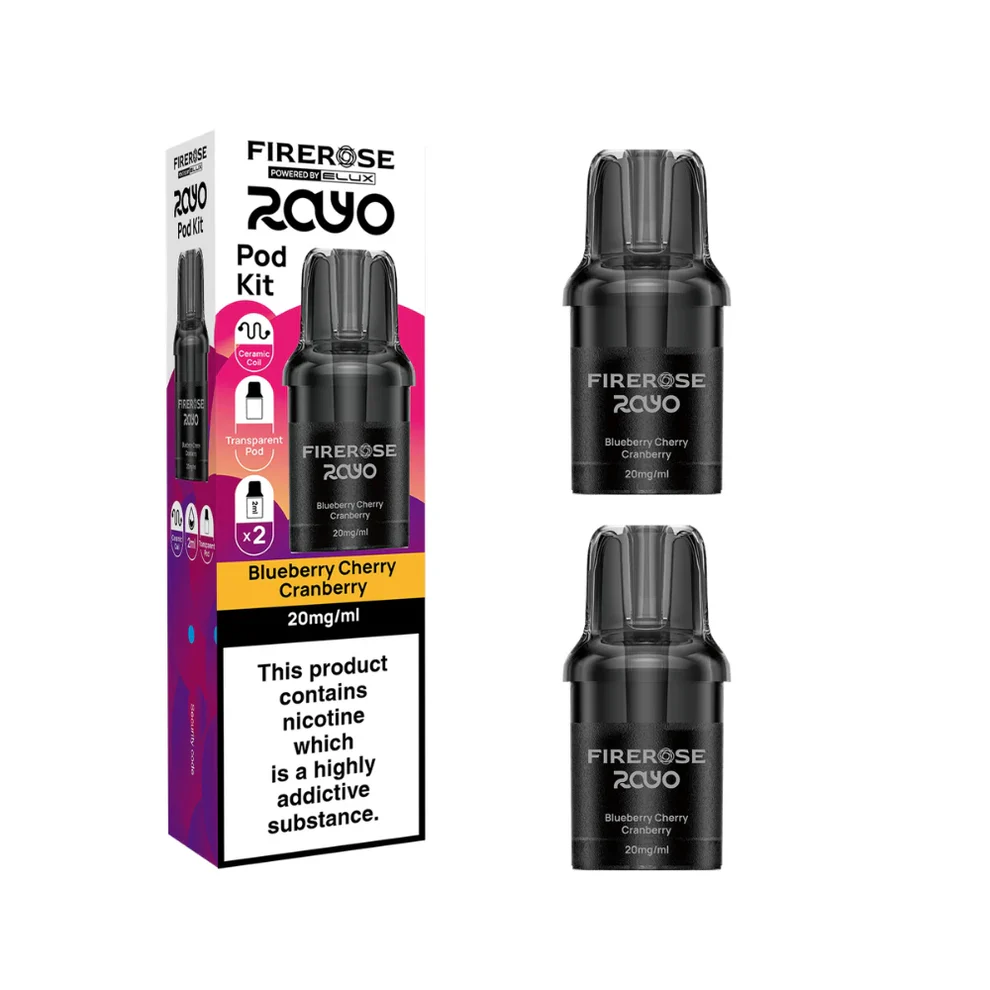 Buy Elux Firerose Rayo 600 Refill Pods | £4.90 - Vape Fair