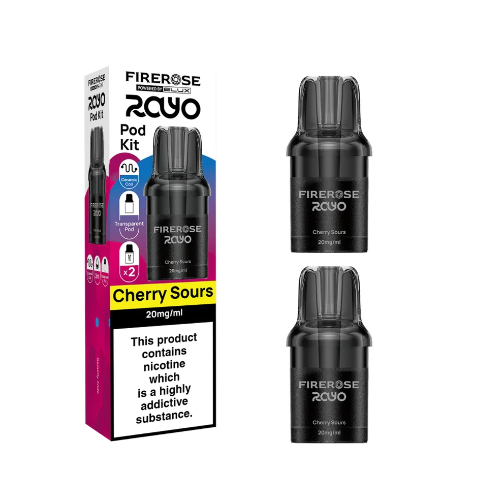 Buy Elux Firerose Rayo 600 Refill Pods | £4.90 - Vape Fair