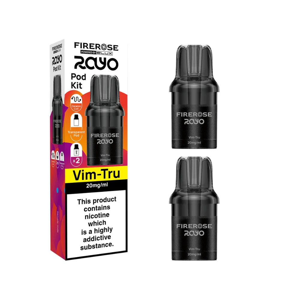Buy Elux Firerose Rayo 600 Refill Pods | £4.90 - Vape Fair