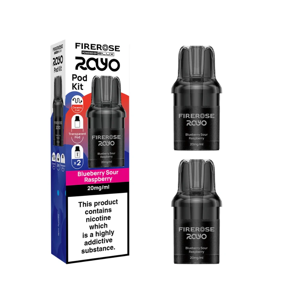 Buy Elux Firerose Rayo 600 Refill Pods | £4.90 - Vape Fair