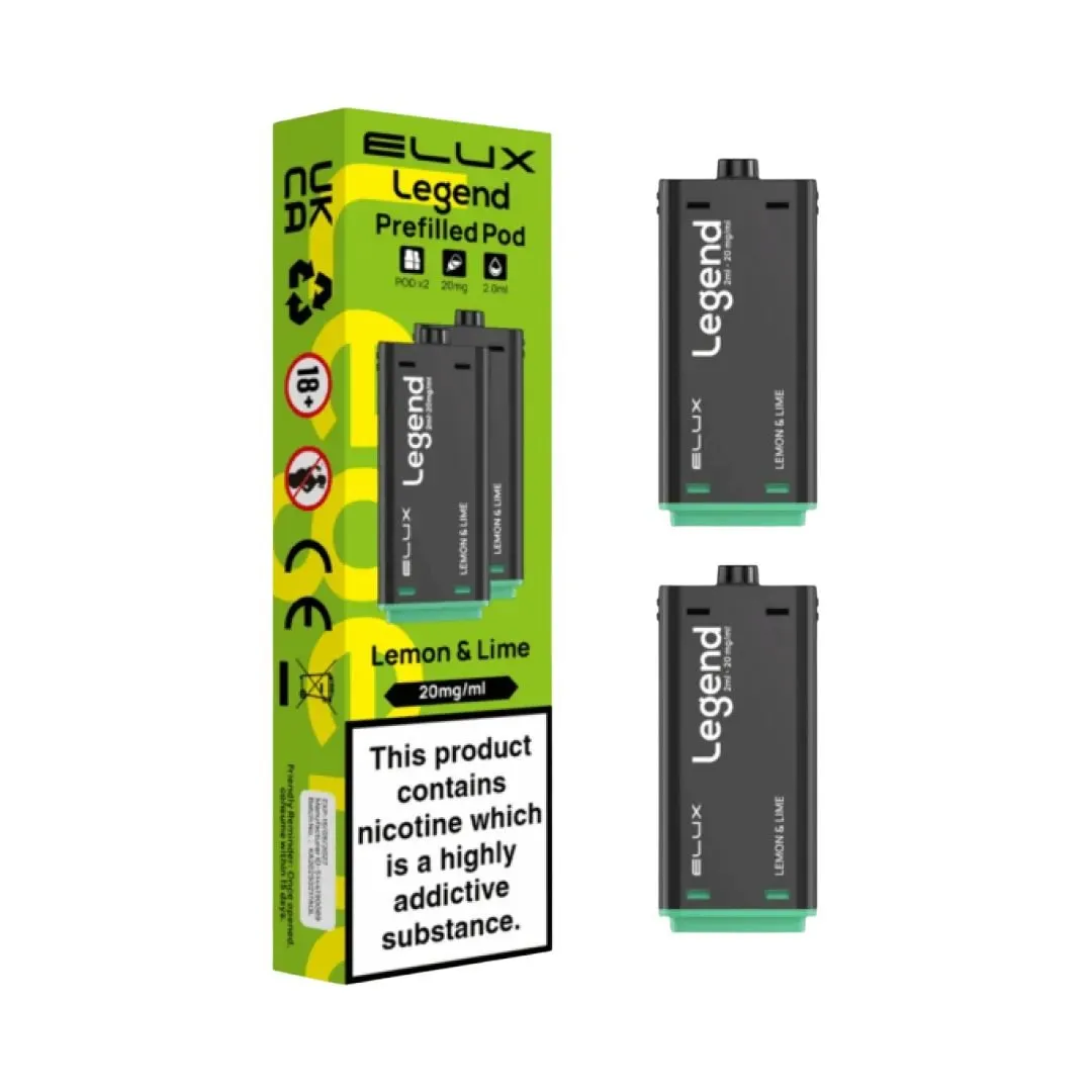 Buy Elux Legend 1500 Puffs Pods | £5.89 at Vape Fair