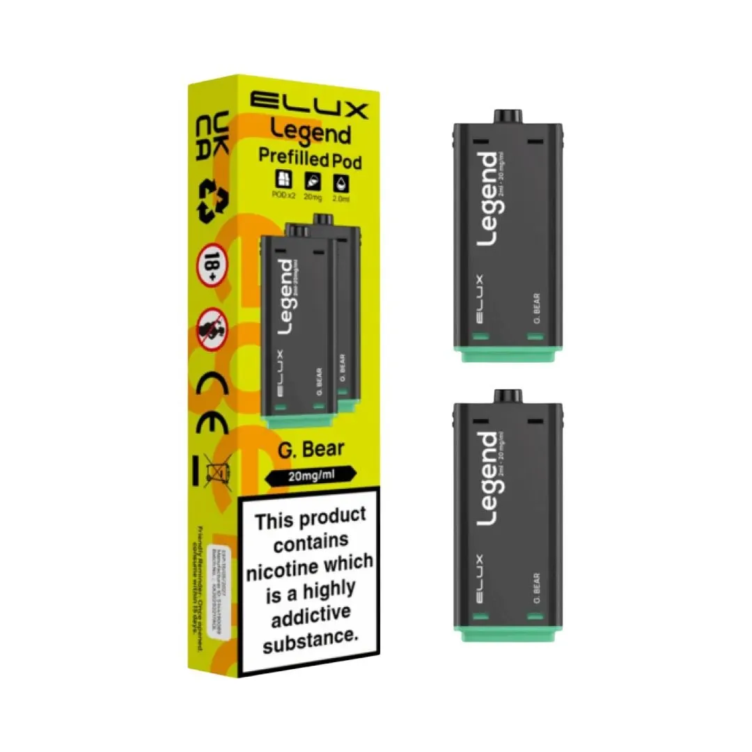 Buy Elux Legend 1500 Puffs Pods | £5.89 at Vape Fair