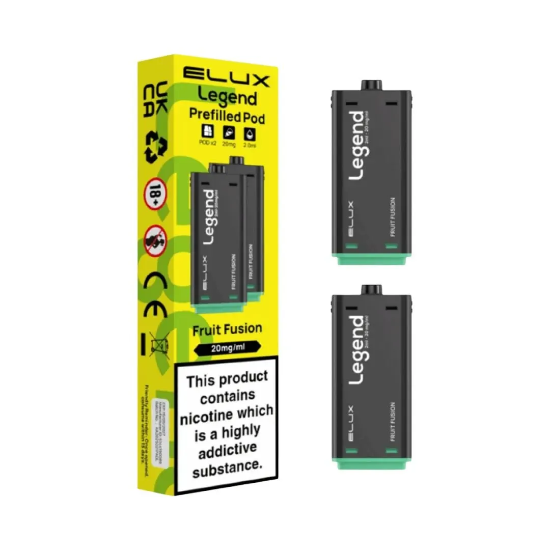 Buy Elux Legend 1500 Puffs Pods | £5.89 at Vape Fair