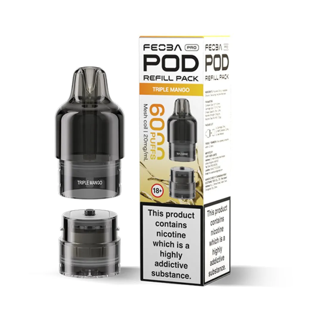 Buy Feoba Pro 6K Prefilled Pods | £4.49 - Vape Fair