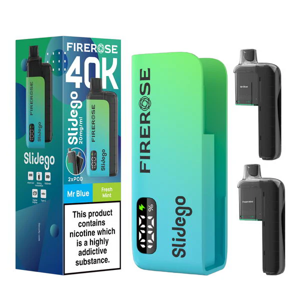 Buy Elux FireRose Slidego 40K Pod Kit | £9.29 - Vape Fair