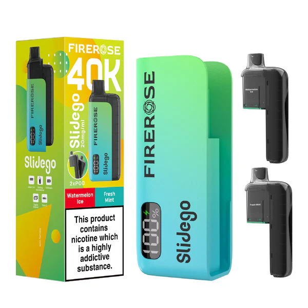 Buy Elux FireRose Slidego 40K Pod Kit | £9.29 - Vape Fair