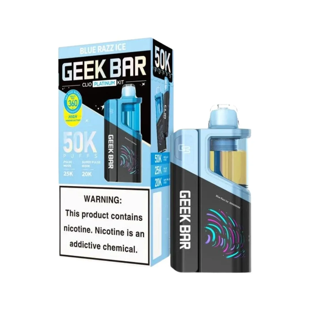 Buy Geek Bar Clio Platinum 50K Kit | £18.90 - Vape Fair