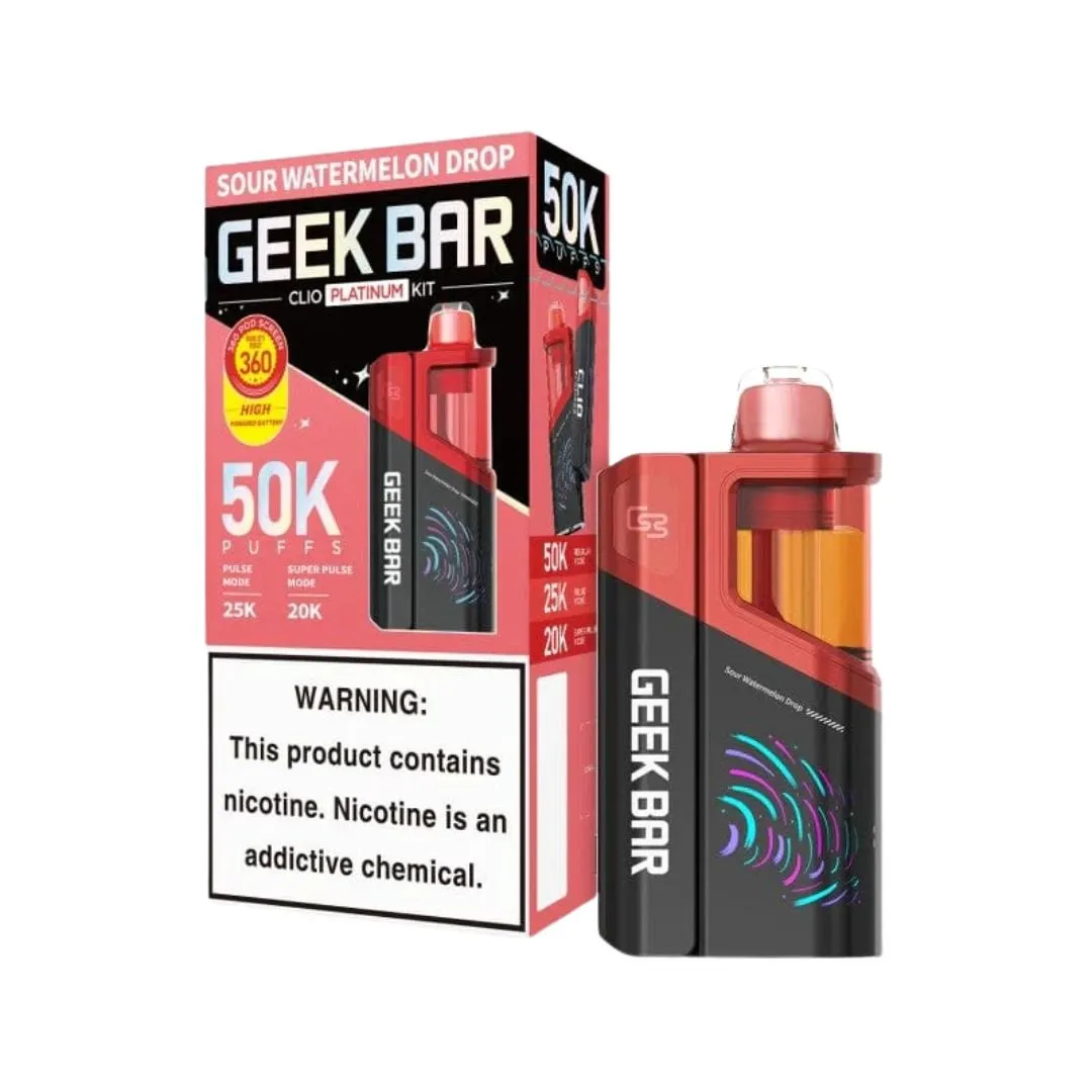 Buy Geek Bar Clio Platinum 50K Kit | £18.90 - Vape Fair