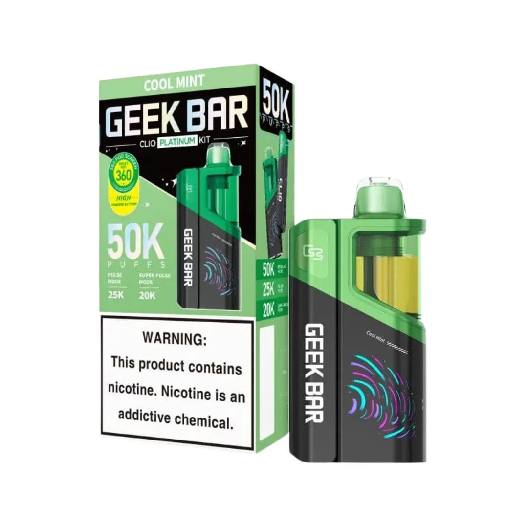 Buy Geek Bar Clio Platinum 50K Kit | £18.90 - Vape Fair