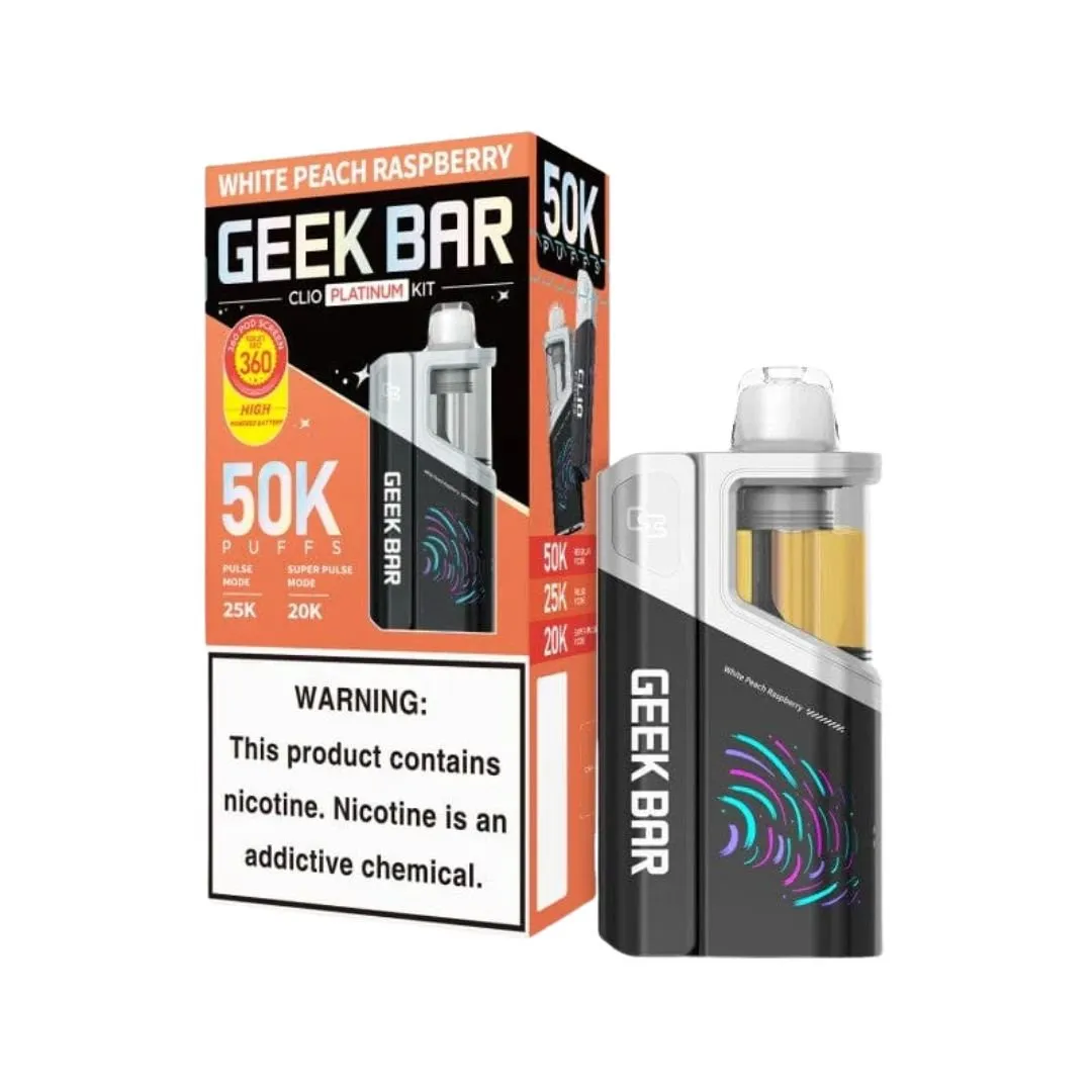 Buy Geek Bar Clio Platinum 50K Kit | £18.90 - Vape Fair