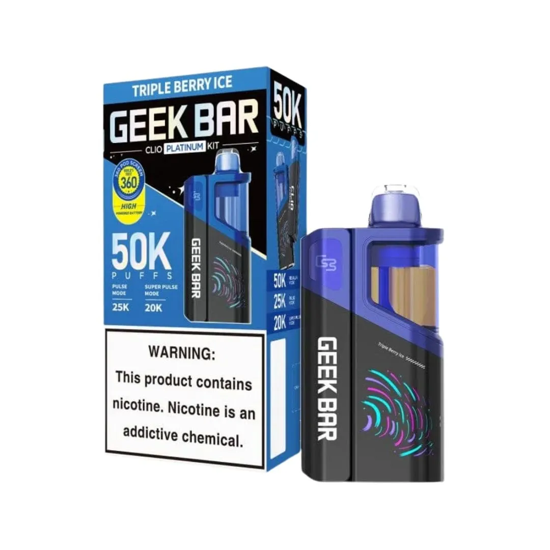 Buy Geek Bar Clio Platinum 50K Kit | £18.90 - Vape Fair