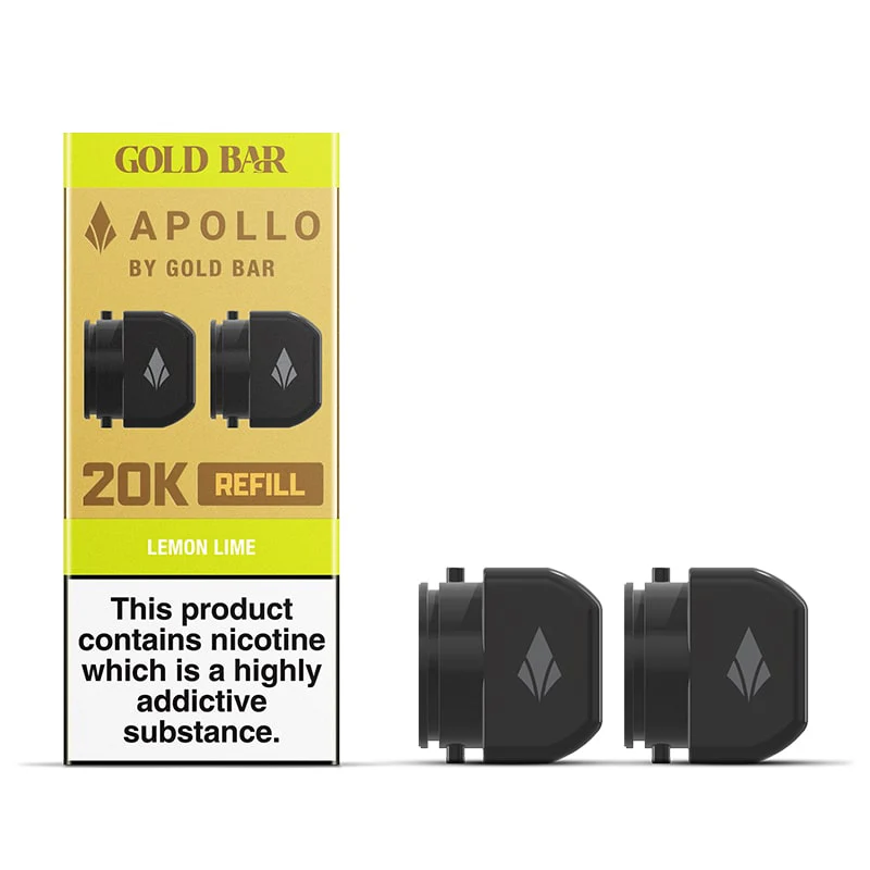 Buy Gold Bar Apollo 20K Prefilled Pod | £4.49 - Vape Fair