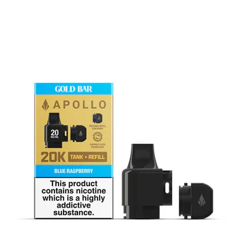 Buy Gold Bar Apollo 20K Pods | £4.89 - Vape Fair