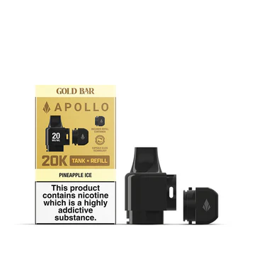 Buy Gold Bar Apollo 20K Pods | £4.89 - Vape Fair