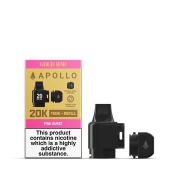 Gold Bar Apollo 20K Prefilled Tank and Refill Pod System