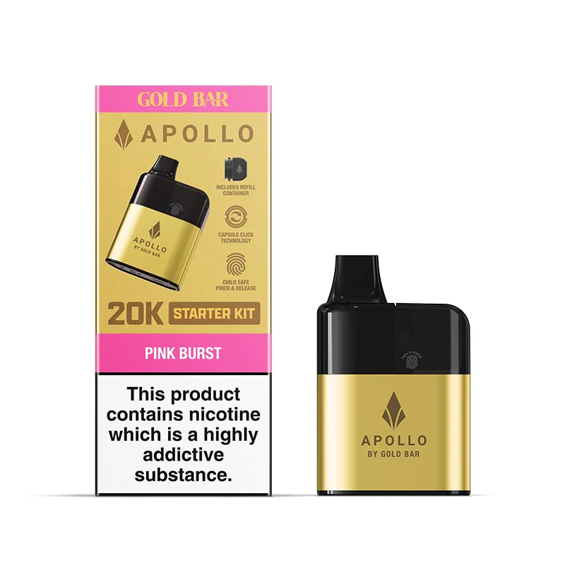 Buy Gold Bar Apollo 20K Kit | £8.29 - Vape Fair
