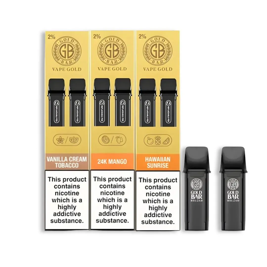 Gold Bar Reload Prefilled Pods - 20mg Nic Salt