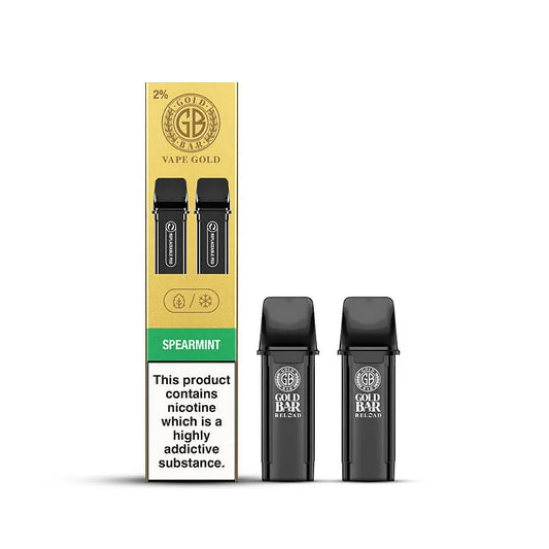 Buy Gold Bar Reload Prefilled Pods | £4.00 - Vape Fair