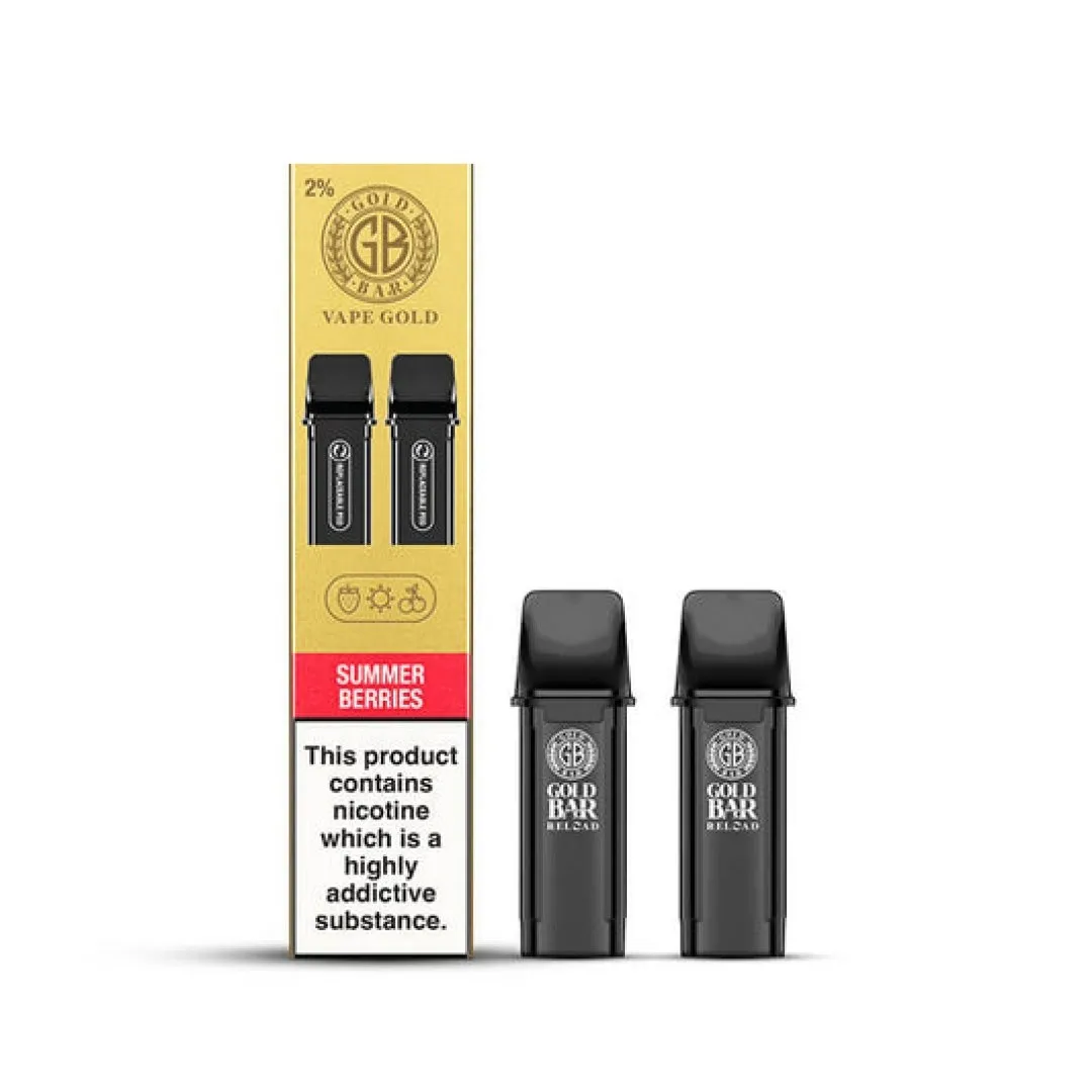 Buy Gold Bar Reload Prefilled Pods | £4.00 - Vape Fair