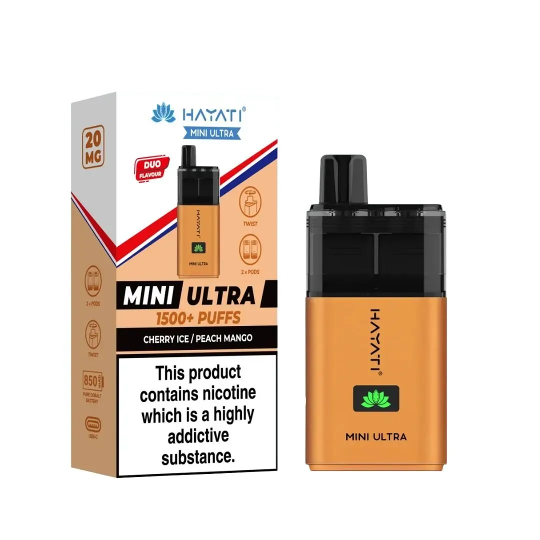 Shop Hayati Mini Ultra 1500 Puffs Vape | £7.39 - Vape Fair