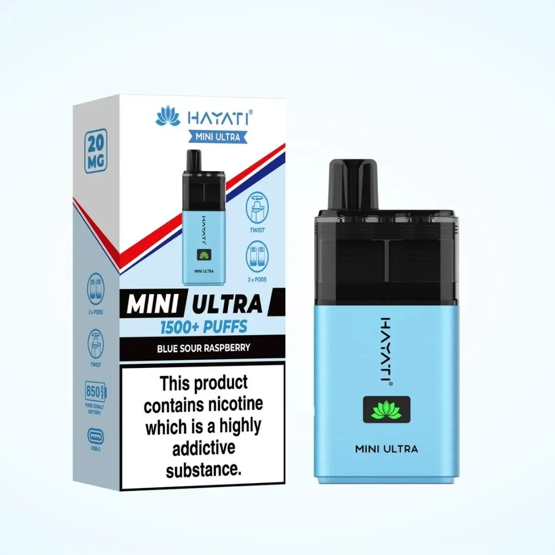 Shop Hayati Mini Ultra 1500 Puffs Vape | £7.39 - Vape Fair
