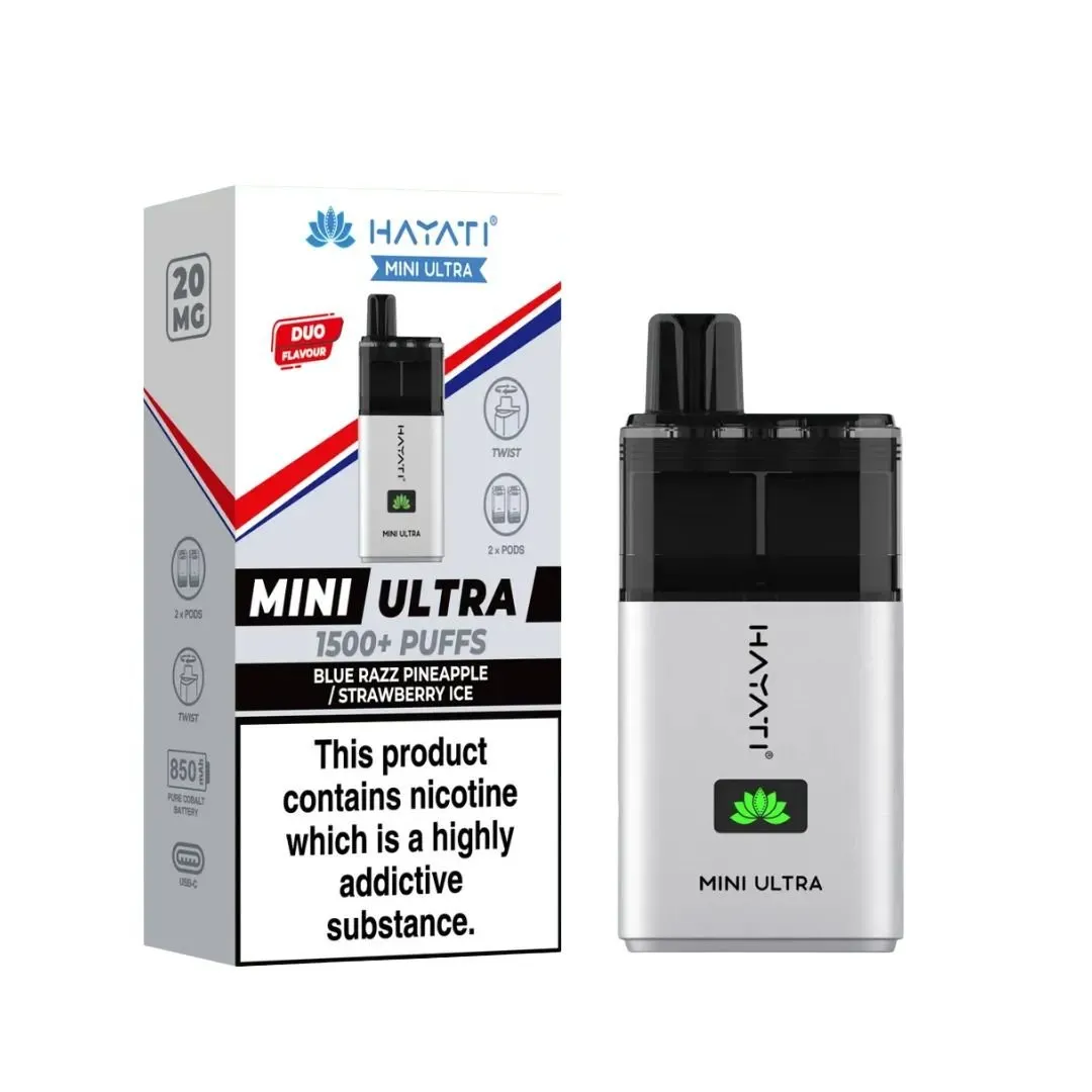 Shop Hayati Mini Ultra 1500 Puffs Vape | £7.39 - Vape Fair