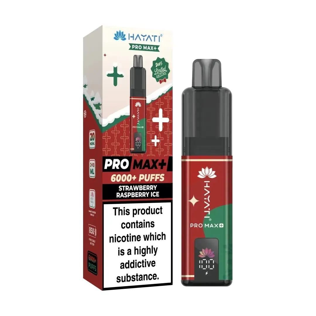 Buy Hayati Pro Max Plus 6000 Xmas Edition | £9.79 Vape Fair