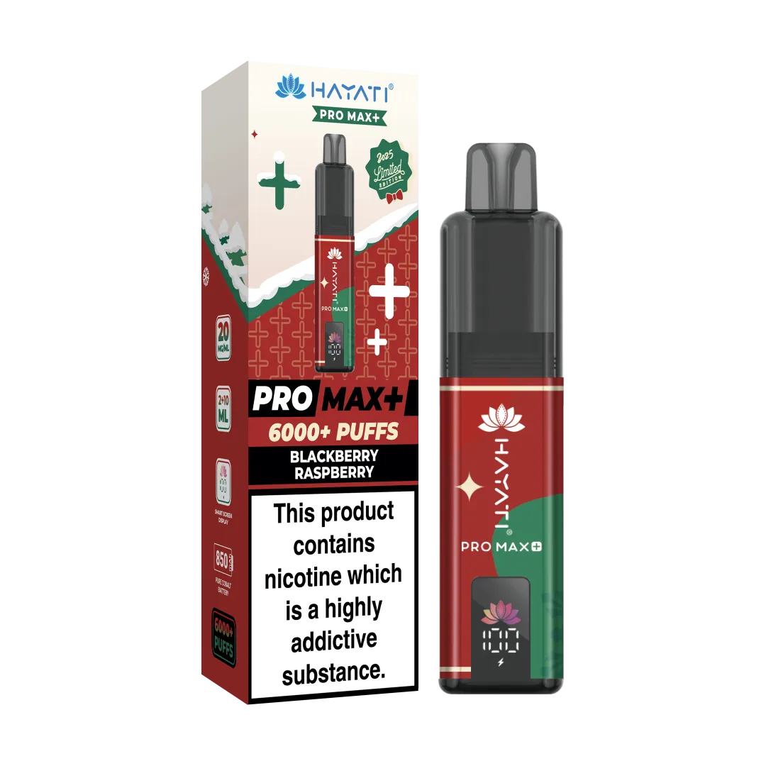 Buy Hayati Pro Max Plus 6000 Xmas Edition | £9.79 Vape Fair