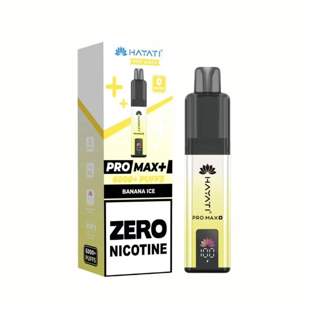 Hayati Pro Max Plus 6000 Kit - Zero Nicotine Rechargeable Vape