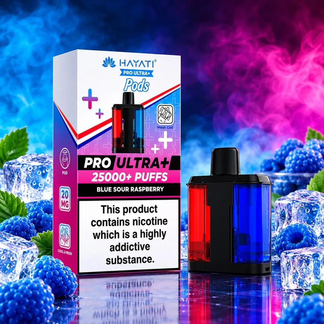 Hayati Pro Ultra Plus 25K Replacement Prefilled Pods
