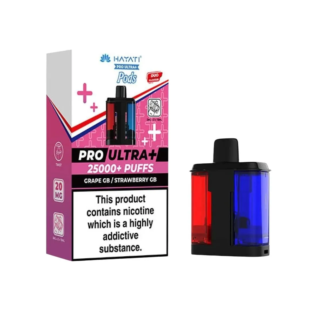 Buy Hayati Pro Ultra Plus 25K Pods | £6.85 - Vape Fair