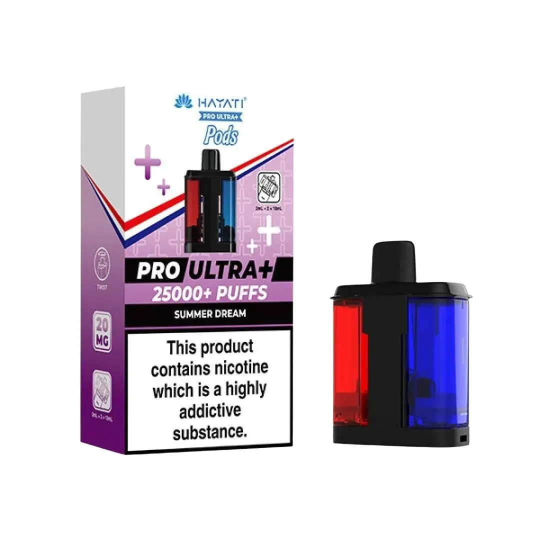 Buy Hayati Pro Ultra Plus 25K Pods | £6.85 - Vape Fair