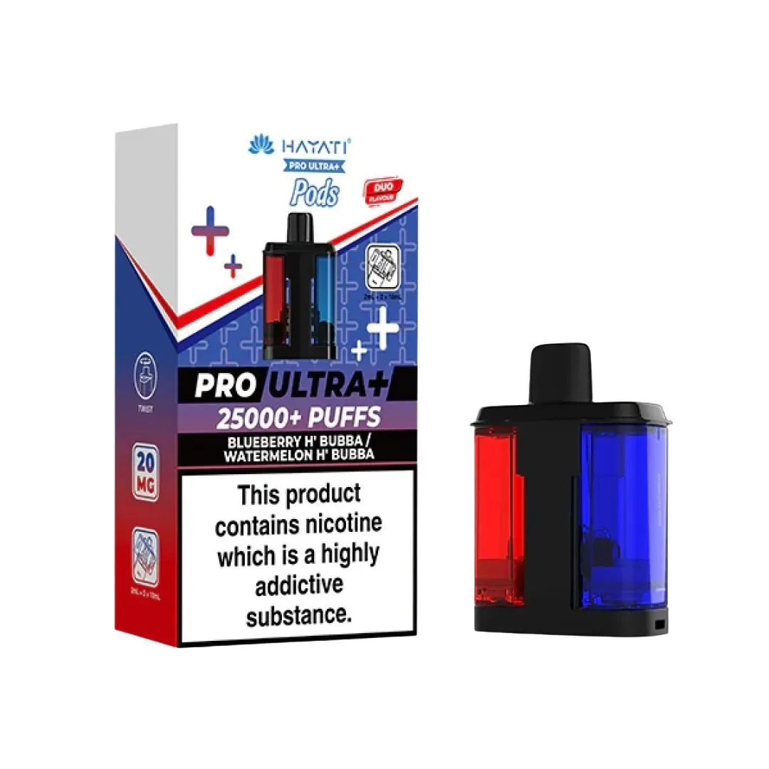 Buy Hayati Pro Ultra Plus 25K Pods | £6.85 - Vape Fair