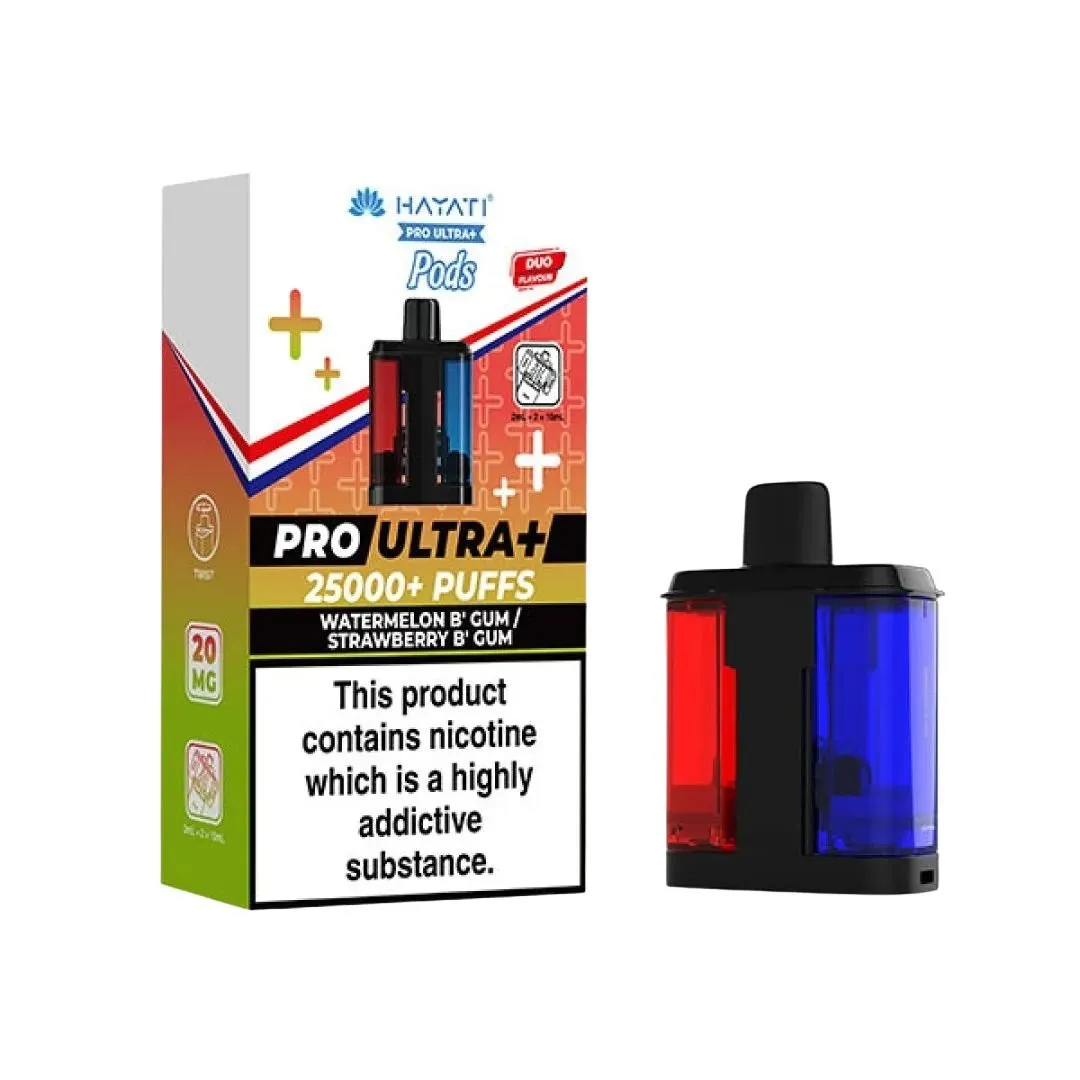 Buy Hayati Pro Ultra Plus 25K Pods | £6.85 - Vape Fair