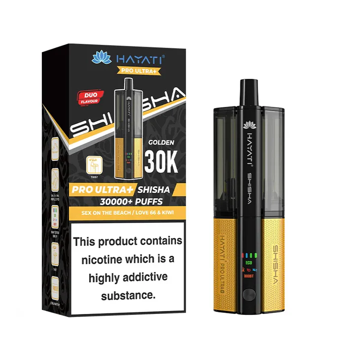 Buy Hayati Pro Ultra Plus Shisha 30k Pod Kit | £9.79 Vape Fair