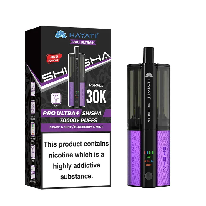 Buy Hayati Pro Ultra Plus Shisha 30k Pod Kit | £9.79 Vape Fair