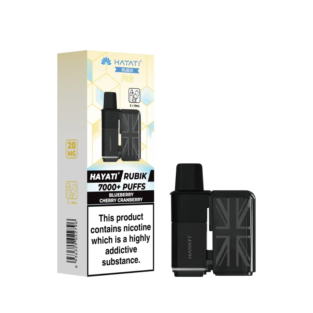 Buy Hayati Rubik 7000 Prefilled Pods | £7.29 - Vape Fair