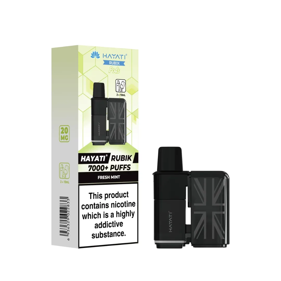 Buy Hayati Rubik 7000 Prefilled Pods | £7.29 - Vape Fair
