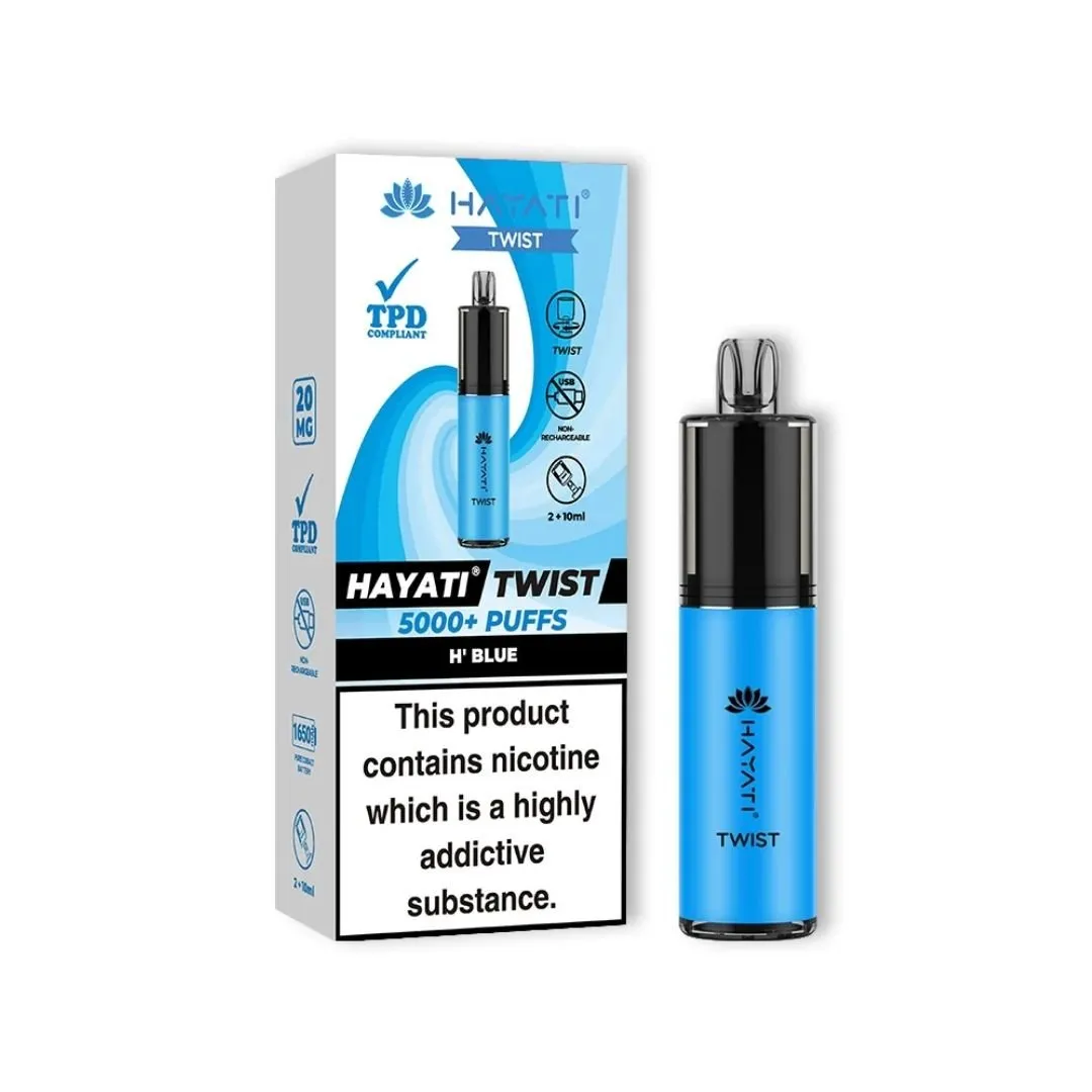 Buy Hayati Twist 5000 Prefilled Vape Kit | £5.30 - Vape Fair