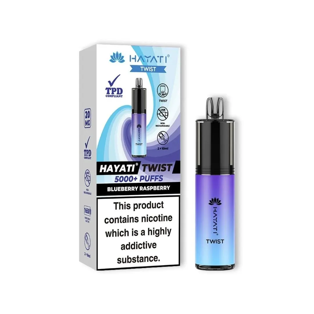 Buy Hayati Twist 5000 Prefilled Vape Kit | £5.30 - Vape Fair