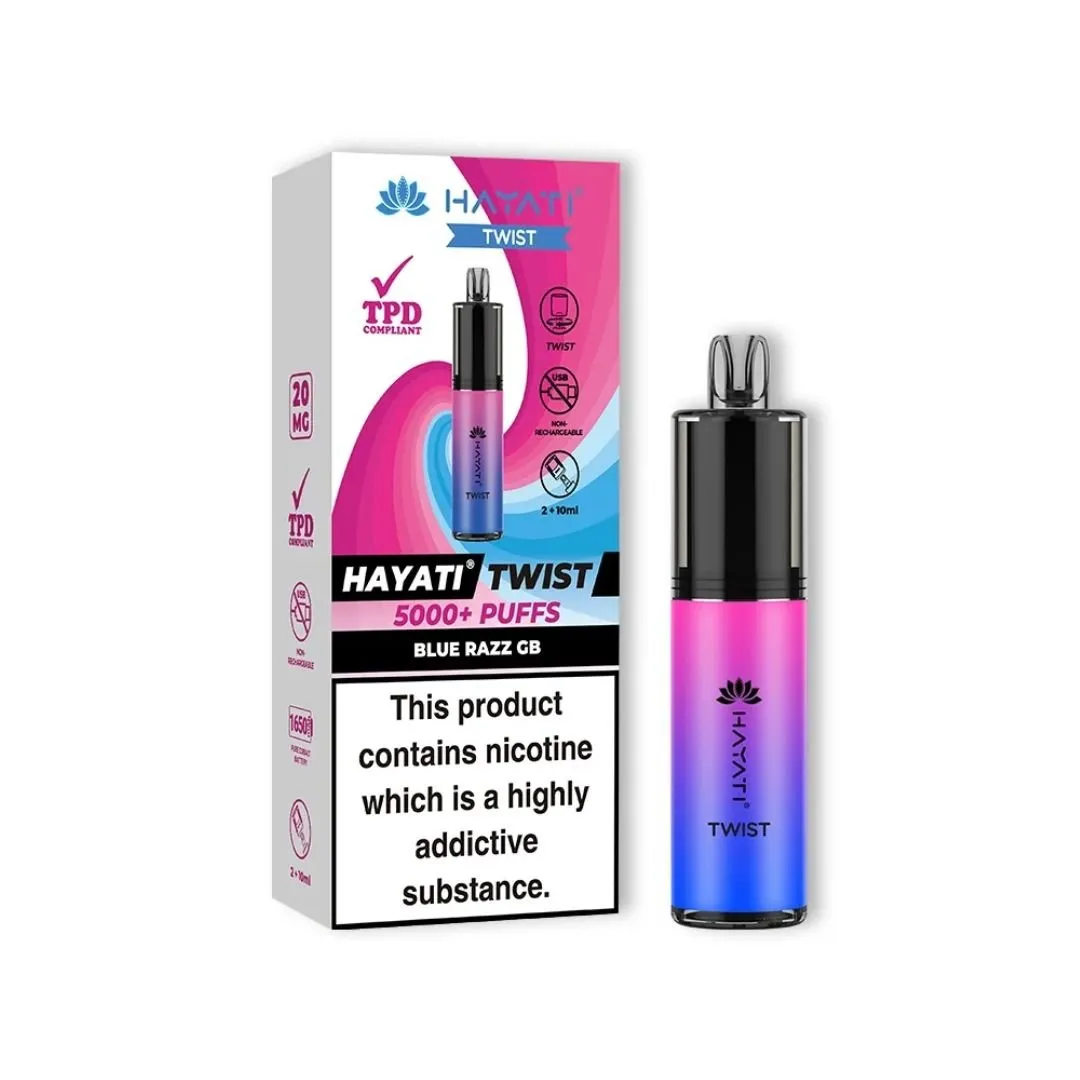 Buy Hayati Twist 5000 Prefilled Vape Kit | £5.30 - Vape Fair